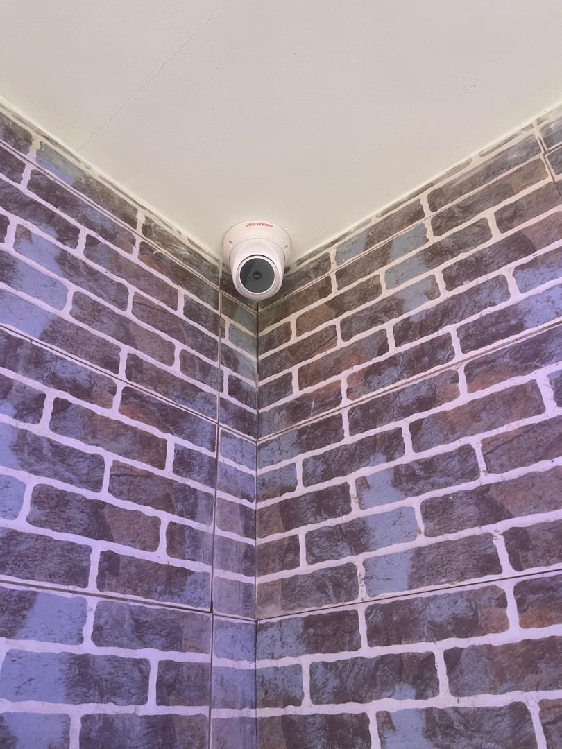 Indoor dome CCTV camera installed in the corner of a room by IT POWERS